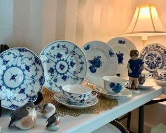 Royal Copenhagen Blue Fluted Blue Flower