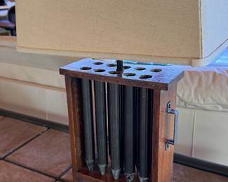 Antique Candle Mold Table Lamp
