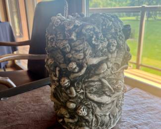 Vintage Chalkware Vase