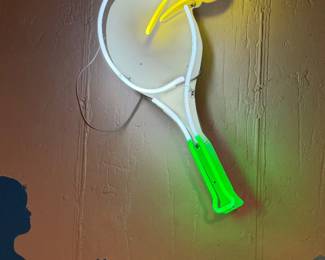 Neon Light Tennis Racket