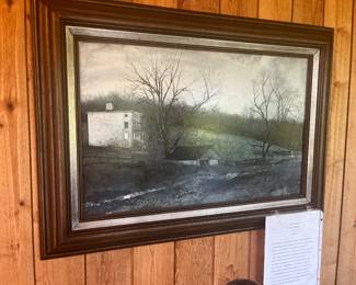 Andrew Wyeth   Evening at Kuerners
