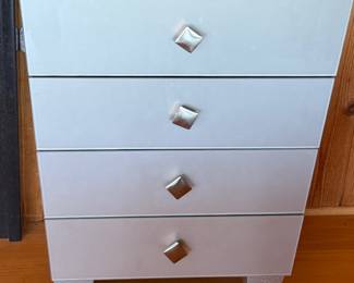 Silver Contemp Side Table