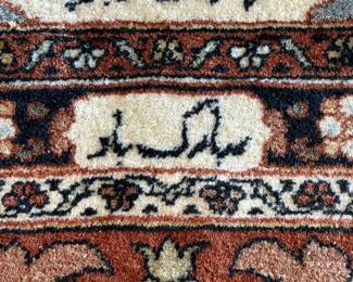 Signed Persian Rug
