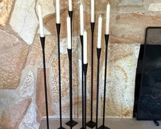 Iron Taper Candle Holders
