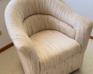 1980's Swival Club Chair