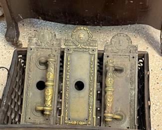 Chicago City Hall Cook County  Bronze Door Pulls and Back