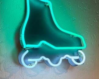 Neon Light Roller Skate