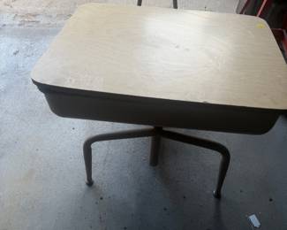 Swivel school desk