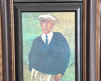 Bart Forbes golfer with mirror