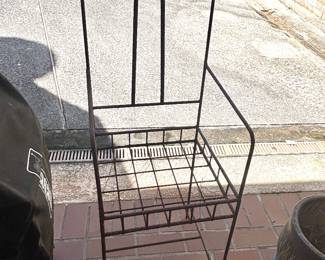 Metal garden chair