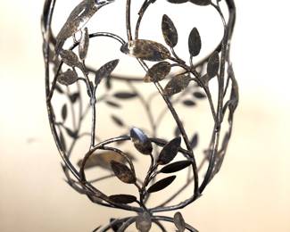 Metal bird and branches