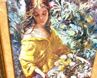 Custom framed Jose Royo print