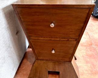 Art deco style side table
