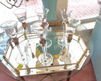 Jewel stem cordials