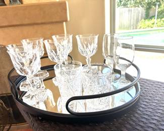 Assorted barware