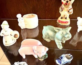 Whimsical vintage figurines