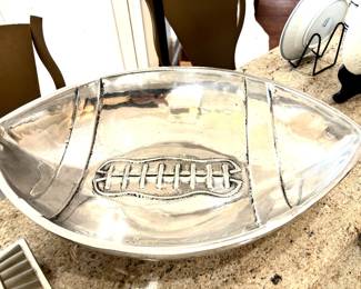 Football snack dish
