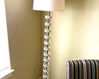 Lucite floor lamp