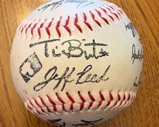 Stamped baseball