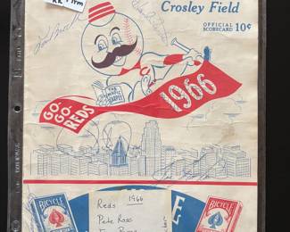 Autographed scorecard (firm price)