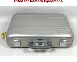 Lot 98 ZERO Halliburton Metal Briefcase fitted for Camera Equipment. 