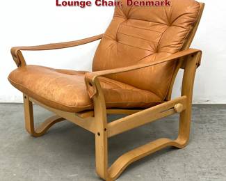 Lot 489 J.M Birking Danish Modern Reclining Lounge Chair, Denmark