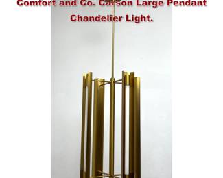 Lot 124 Large Kelly Wearstler for Visual Comfort and Co. Carson Large Pendant Chandelier Light.