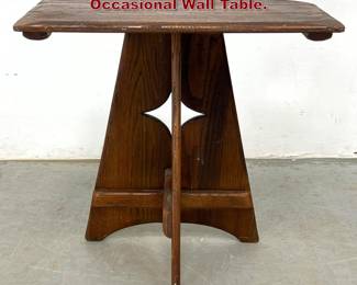 Lot 285 Old Hickory Furniture Company Occasional Wall Table. 