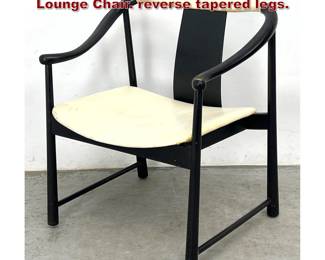 Lot 377 Hans Wegner Style China Arm Lounge Chair. reverse tapered legs. 