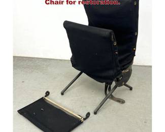 Lot 212 Osvaldo Borsani for Tecno Lounge Chair for restoration. 