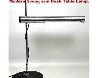 Lot 113 Robert Sonneman. Mid Century Modern Swing arm Desk Table Lamp. 