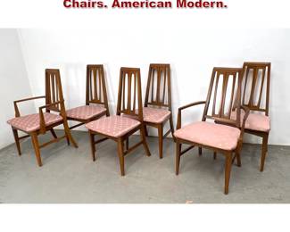 Lot 465 Set 6 Young Manufacturing Dining Chairs. American Modern. 