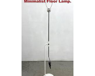 Lot 147 Mid Century Modern Adjustable Minimalist Floor Lamp. 