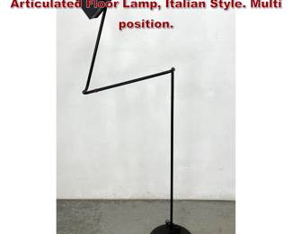 Lot 110 Postmodern Memphis Style Articulated Floor Lamp, Italian Style. Multi position. 