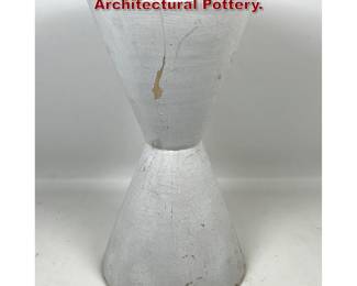Lot 133 Lagardo Tackett Hourglass Planter. Architectural Pottery.