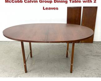 Lot 152 Vintage Mid Century Modern Paul McCobb Calvin Group Dining Table with 2 Leaves