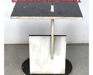 Lot 289 Gerrit Rietveld De Stijl aesthetic Occasional Side Table. Unmarked.