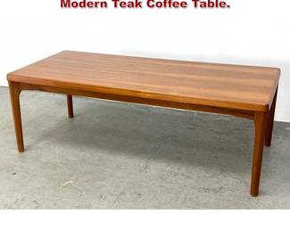 Lot 108 Vejle Stole og Mobelfabrik Danish Modern Teak Coffee Table. 