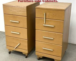 Lot 557 Pair Raymond Loewy, Mengel Furniture side Cabinets. 