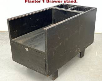 Lot 553 George Nelson Herman Miller Planter 1 Drawer stand. 