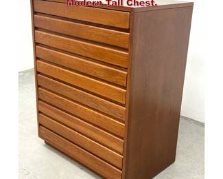 Lot 210 Sligh Furniture 5 Drawer American Modern Tall Chest. 