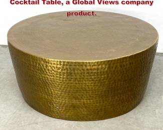 Lot 500 Studio A Home Izmir Hammered Cocktail Table, a Global Views company product. 