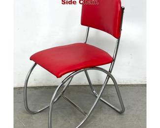 Lot 421 Kem Weber Tubular Pretzel Frame Side Chair. 