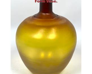 Lot 38 B Vallien KOSTA Art Glass Bottle Form Vase. 