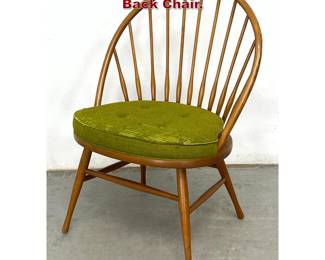 Lot 380 Mid Century Modern Teak Hoop Back Chair. 