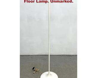 Lot 162 Mid Century Modern Tulip Style Floor Lamp. Unmarked.