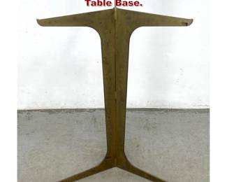 Lot 384 Italian Design Bronze Tripod Table Base. 