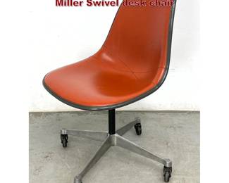 Lot 448 Charles and Ray Eames for Herman Miller Swivel desk chair 