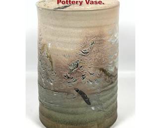 Lot 61 Large John Shedd Studio Art Pottery Vase. 