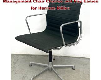 Lot 169 Eames Aluminum Group Management Chair Charles and Ray Eames for Herman Miller.